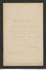 Nachlass Franz Steindachner, Brief von Cornelius Doelter y Cisterich an Franz Steindachner (21.06.1909), Inv.Nr. 111.01, Seite 1